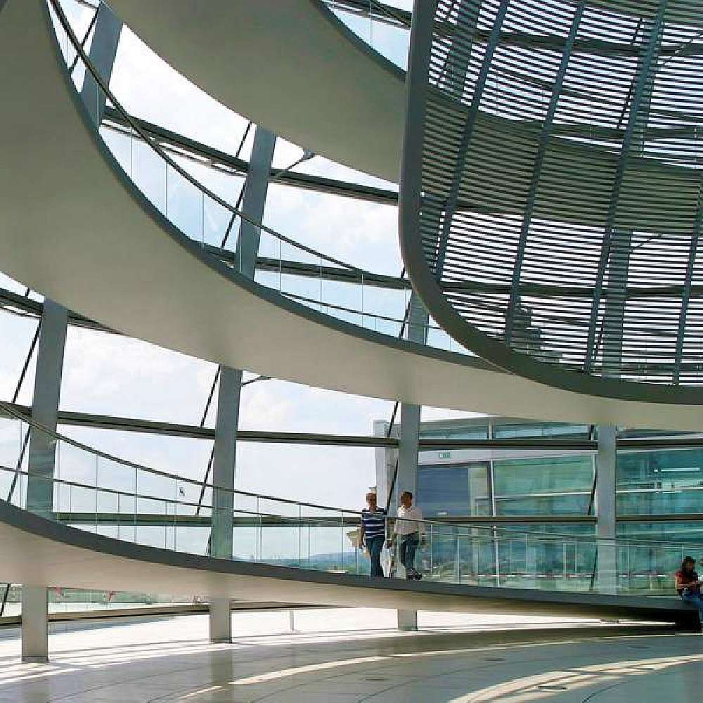 Innenansicht vom Reichstag in Berlin